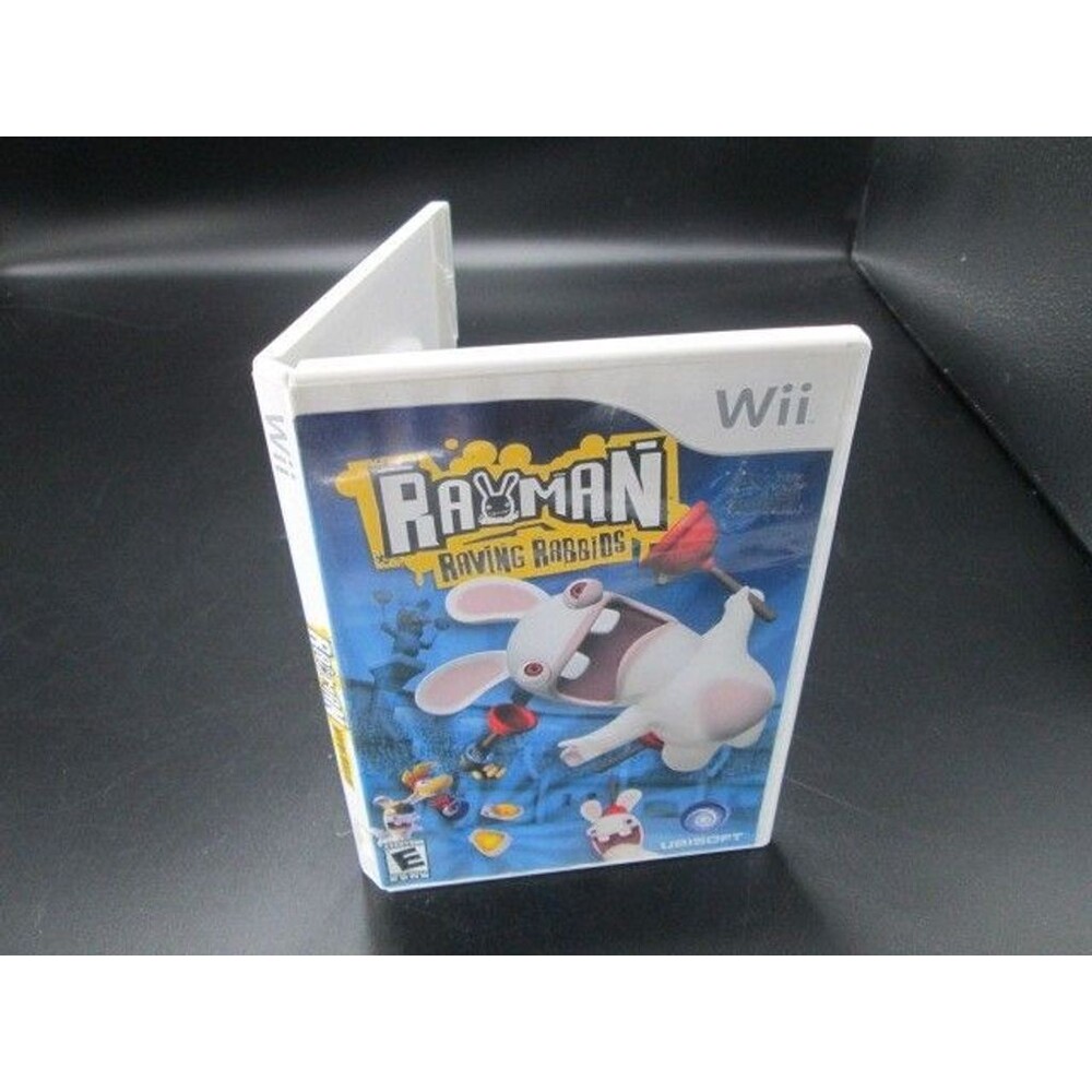 Rayman Raving Rabbids (Nintendo Wii, 2006) Complete CIB - Picture 11 of 11